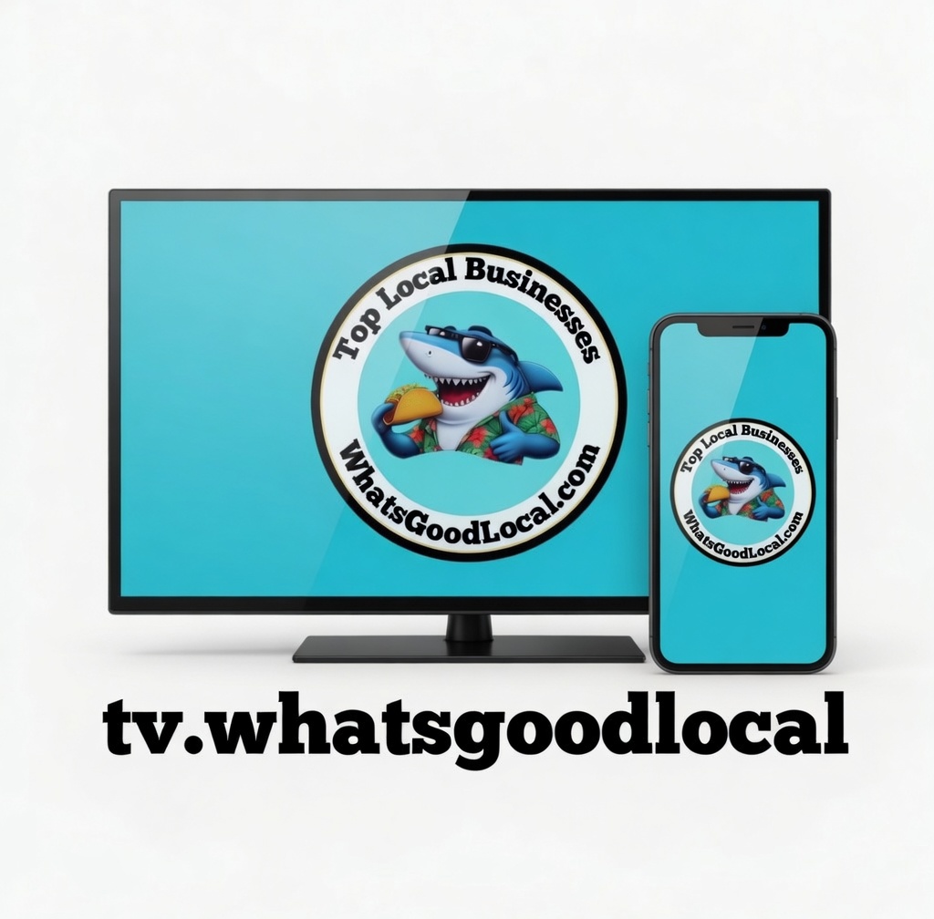 tv.whatsgoodlocal logo for hotel television monetization